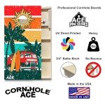 Beach Van Pro Cornhole Boards - No Bounce!
