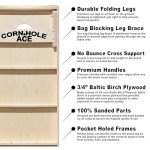 Beach Van Pro Cornhole Boards - No Bounce!