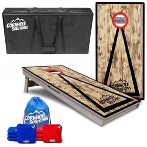 Burnt Triangle Design Professional Tournament Cornhole Set