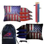 Professional Regulation Cornhole Bags - Blue/Red Merica