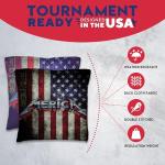 Professional Regulation Cornhole Bags - Blue/Red Merica