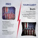 Professional Regulation Cornhole Bags - Blue/Red Merica