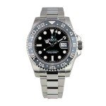 Rolex GMT-Master II Black Dial Stainless Steel Watch