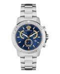 Versace Luxury Men's Chrono Watch with Blue Dial