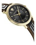 Versace Men's 42 mm Brown V-Circle Watch