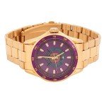 Gold Metal Omega Psi Phi Greek Wrist Watch