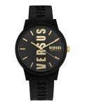 Versus Versace Men's Black Silicone Barbes Watch
