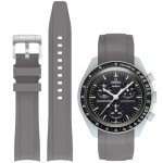 Tovimall Curved Silicone Strap for Moonswatch