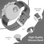 Tovimall Curved Silicone Strap for Moonswatch