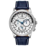Citizen Eco-Drive Classic Men's Blue Leather Watch