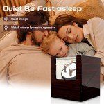 Luxury Wooden Double Watch Winder with Quiet Motor