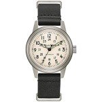 Bulova Automatic Black Leather NATO Strap Watch