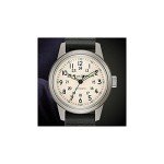 Bulova Automatic Black Leather NATO Strap Watch