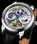 Stuhrling Men's Legacy Automatic Leather Strap Watch