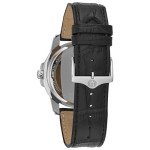 Bulova Men's Precisionist Grey Leather Strap Watch