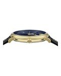 Versace Men's 42mm Blue V-Circle Watch
