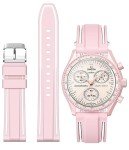 Soft Silicone Strap for Moonswatch Speedmaster (Pink)