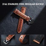 Omega Swatch Moonwatch Leather Replacement Strap 20mm