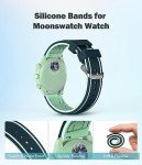 Soft Silicone Strap for Moonswatch Speedmaster (Pink)