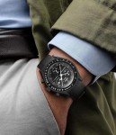 Black Fluororubber Band for Moonswatch Speedmaster