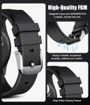 Black Fluororubber Band for Moonswatch Speedmaster