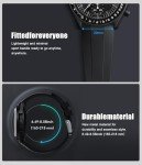 Black Fluororubber Band for Moonswatch Speedmaster