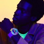 Swatch Neon Jelly Transparent Quartz Watch for Men