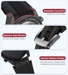 Moonswatch Silicone Strap for Men - White 20mm