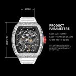 Redhai Men's Skeleton Automatic Dive Watch