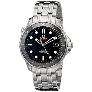 Omega Men's Silver Automatic Analog Watch