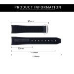 Men's 21mm Silicone Strap for Omega Speedmaster