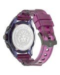 Versace Icon Active Luxury Men's Watch with Burgundy Strap