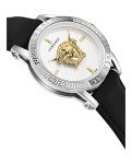 Versace Luxury Men's Silver Watch and Strap