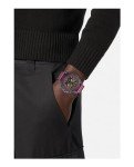 Versace Icon Active Luxury Men's Watch with Burgundy Strap