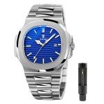 Men's Geometric Octagonal Business Watch - Waterproof Quartz