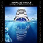 Men's Geometric Octagonal Business Watch - Waterproof Quartz