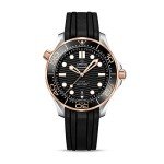 Omega Seamaster Men's Automatic Watch - Black Dial