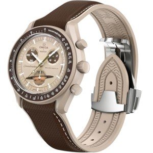 Omega x Swatch MoonSwatch 20mm Strap - Black & Khaki
