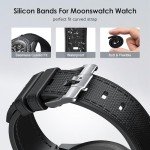 20mm Soft Silicone Replacement Strap for Moonswatch