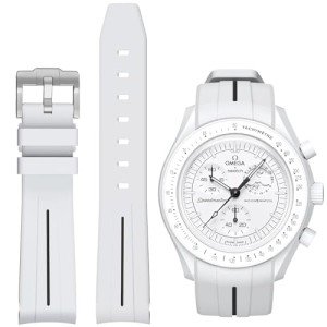 Curved Rubber Strap for Moonswatch & Rolex