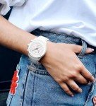 Curved Silicone Replacement Strap for Moonswatch