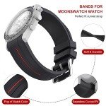 Curved Rubber Strap for Moonswatch & Rolex
