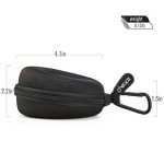 Single Watch Travel Case for Men, Black