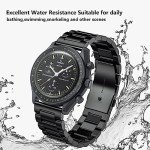 Black Metal Strap for Moonswatch & Omega Watches