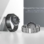 Black Metal Strap for Moonswatch & Omega Watches