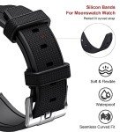 Stanchev Omega Speedmaster 20mm Soft Silicone Watch Band