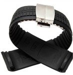 Black Silicone Strap for Patek Philippe Aquanaut