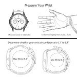 Black Leather Watch Band for Moonswatch - 20mm