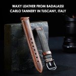 Omega Swatch Moonwatch Leather Strap - 20mm Brown