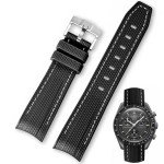 Omega MoonSwatch 20mm Curved Rubber Watch Band